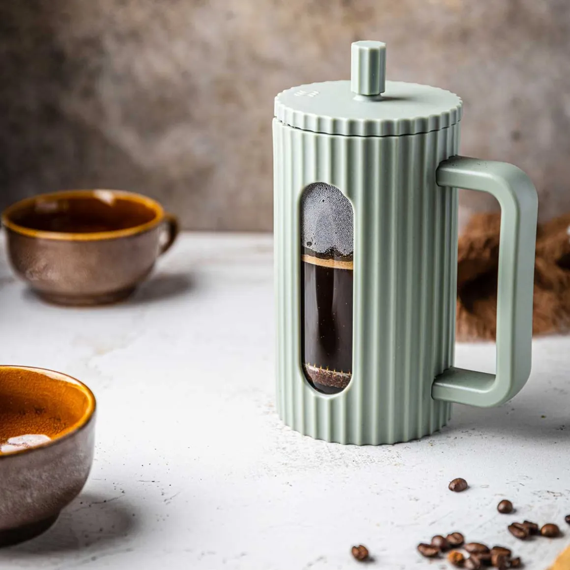 ZAPARZACZ TŁOKOWY DO KAWY/HERBATY 1000ml KLAUSBERG KB-7755 ZIELONY