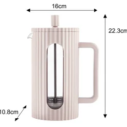ZAPARZACZ TŁOKOWY DO KAWY/HERBATY 1000ml KLAUSBERG KB-7754 RÓŻOWY