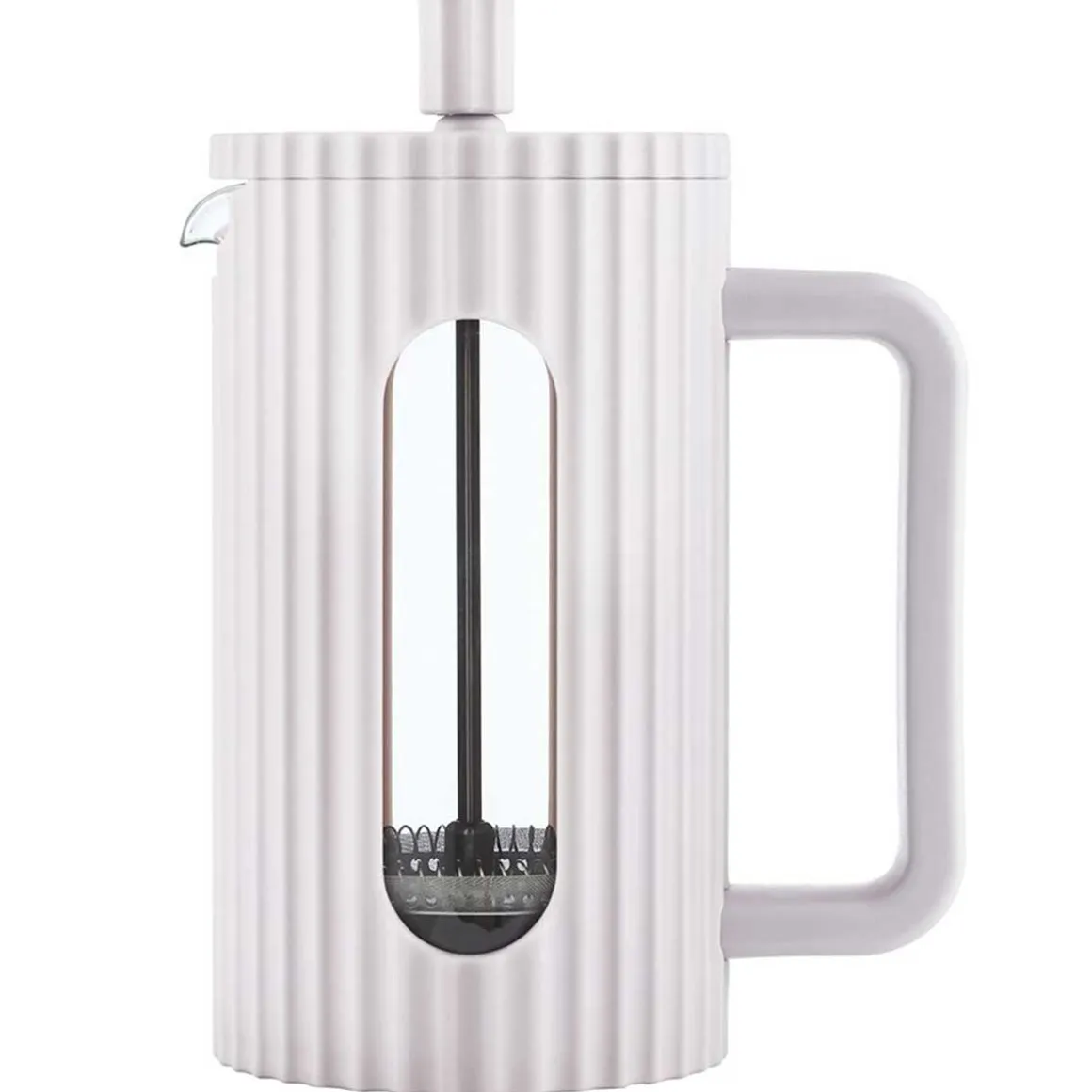 ZAPARZACZ TŁOKOWY DO KAWY/HERBATY 600ml KLAUSBERG KB-7748 BIAŁY