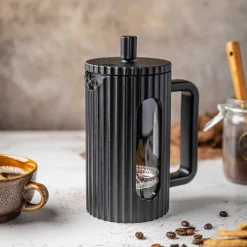 ZAPARZACZ TŁOKOWY DO KAWY/HERBATY 600ml KLAUSBERG KB-7746 CZARNY
