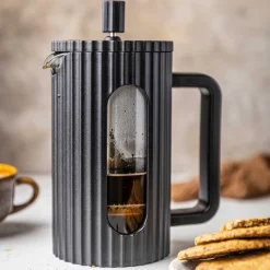 ZAPARZACZ TŁOKOWY DO KAWY/HERBATY 600ml KLAUSBERG KB-7746 CZARNY
