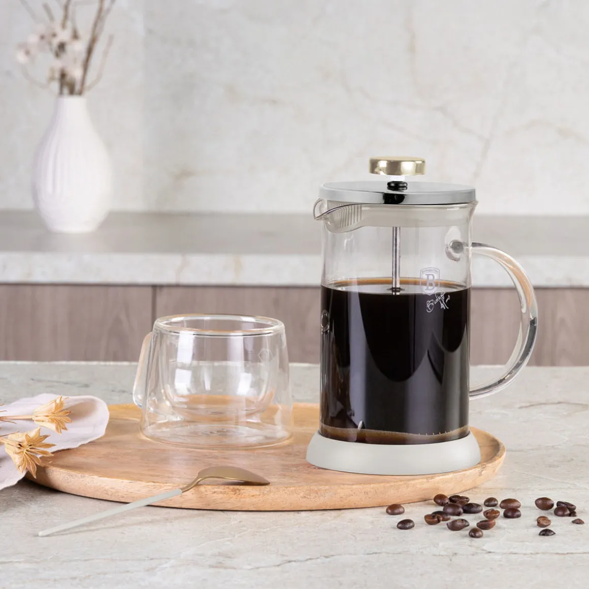 ZAPARZACZ TŁOKOWY DO KAWY HERBATY 600ml BERLINGER HAUS BH-8586 SAHARA
