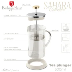 ZAPARZACZ TŁOKOWY DO KAWY HERBATY 600ml BERLINGER HAUS BH-8586 SAHARA