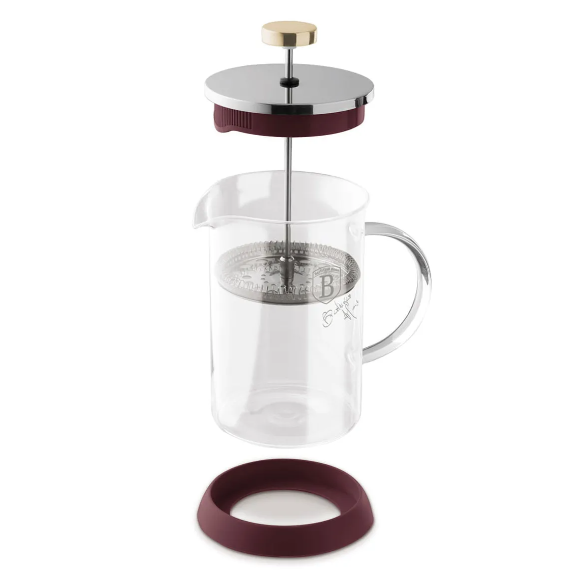 ZAPARZACZ TŁOKOWY DO KAWY HERBATY 600ml BERLINGER HAUS BH-8584 LEONARDO