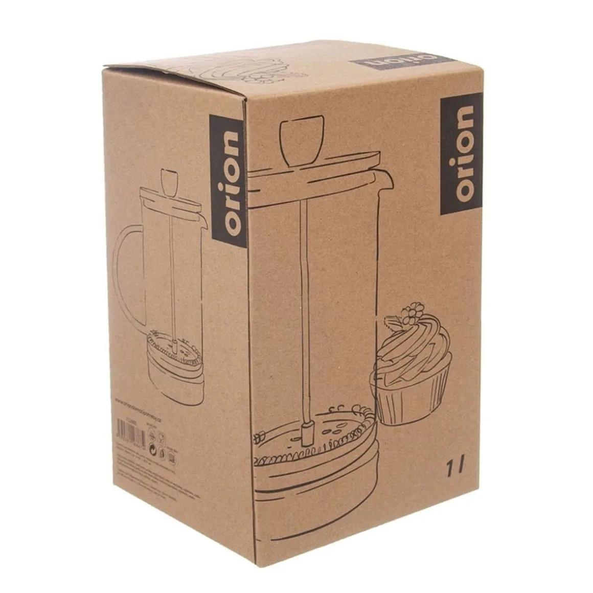 ZAPARZACZ TŁOKOWY DO KAWY/HERBATY 1000ml ORION 152600