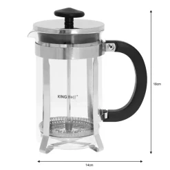 ZAPARZACZ TŁOKOWY DO KAWY/HERBATY 600ml KINGHOFF KH-4837
