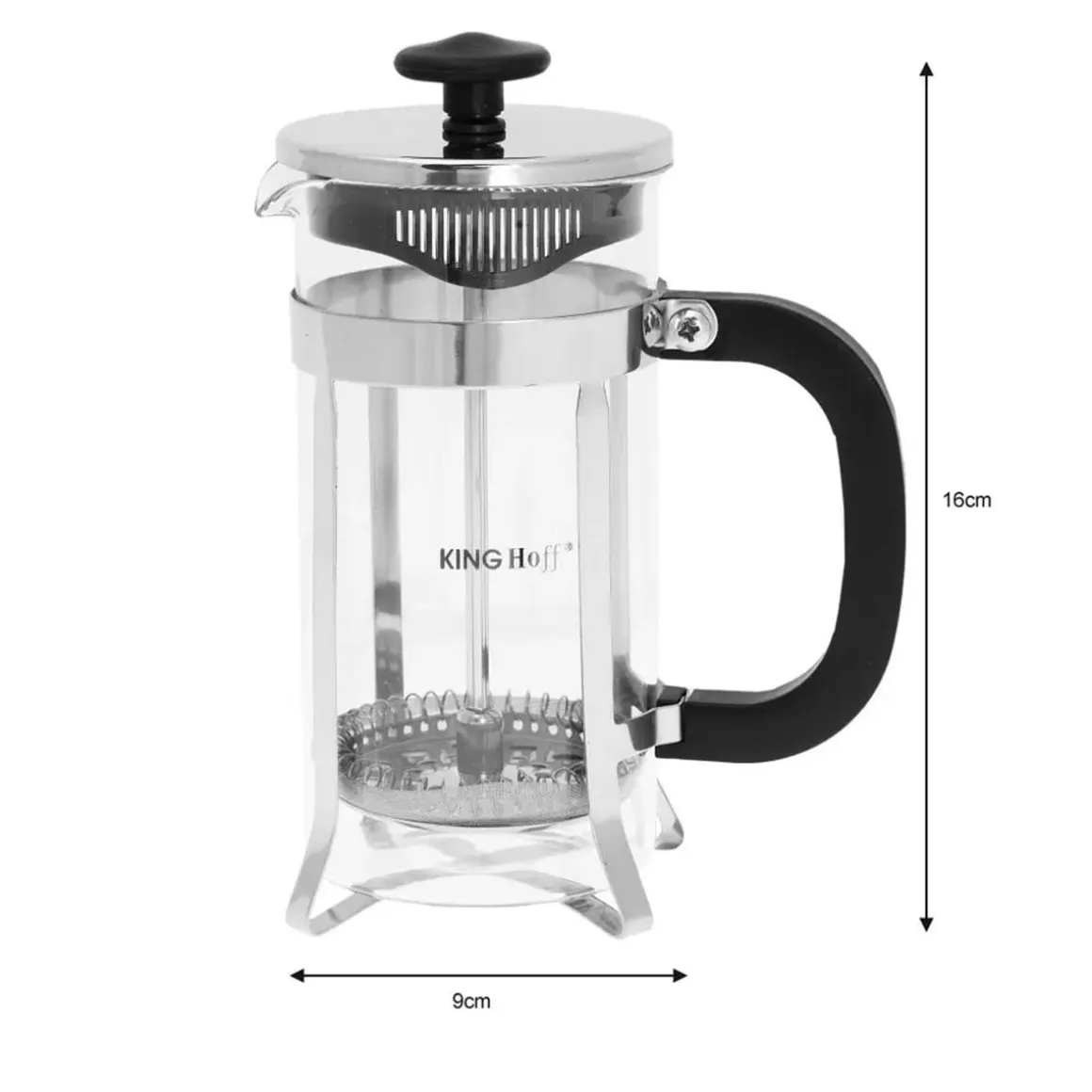 ZAPARZACZ TŁOKOWY DO KAWY/HERBATY 350ml KINGHOFF KH-4836