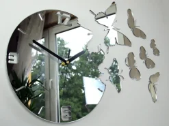 Zegar ścienny Butterfly Mirror