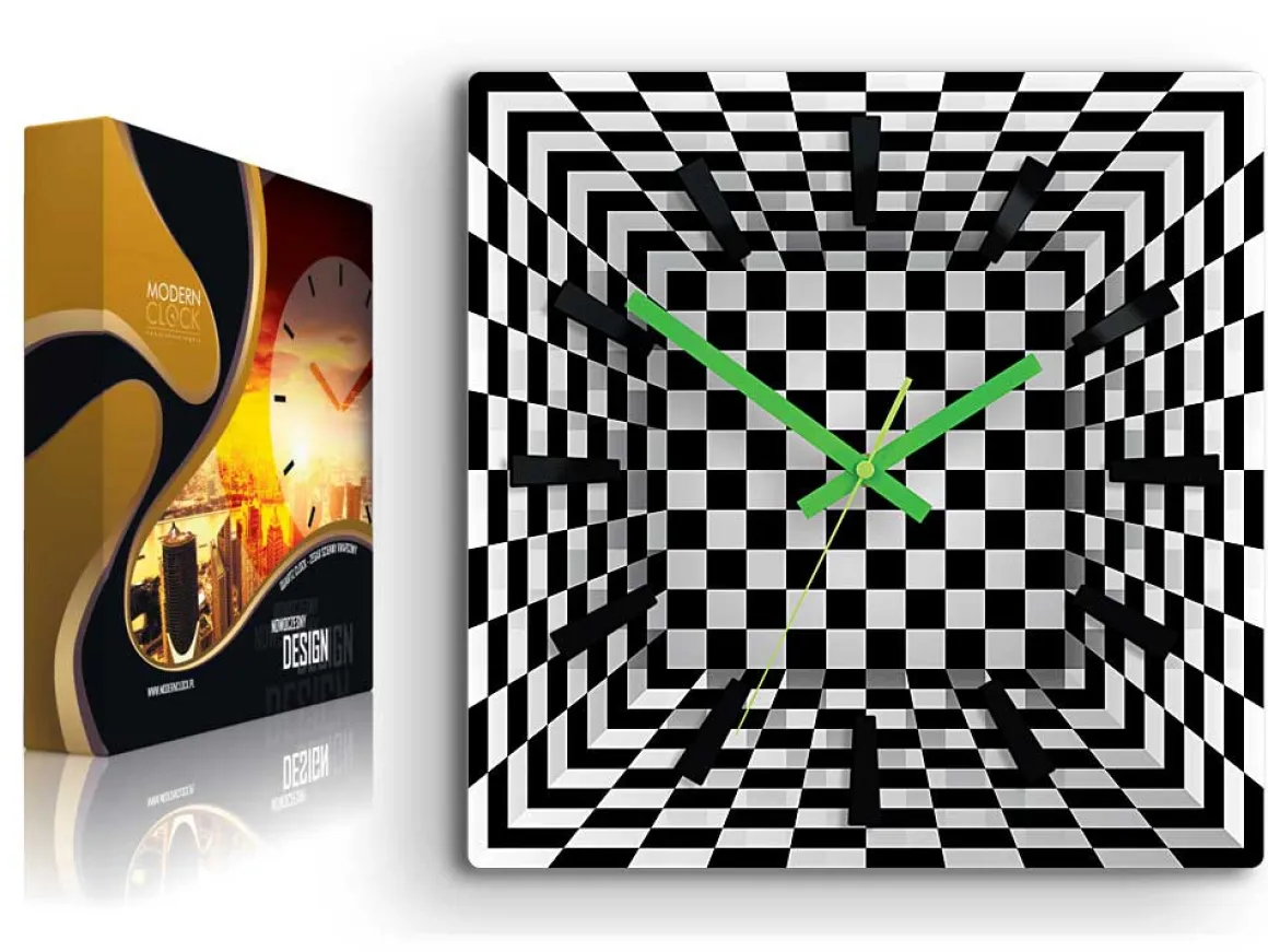 Zegar ścienny Illusion