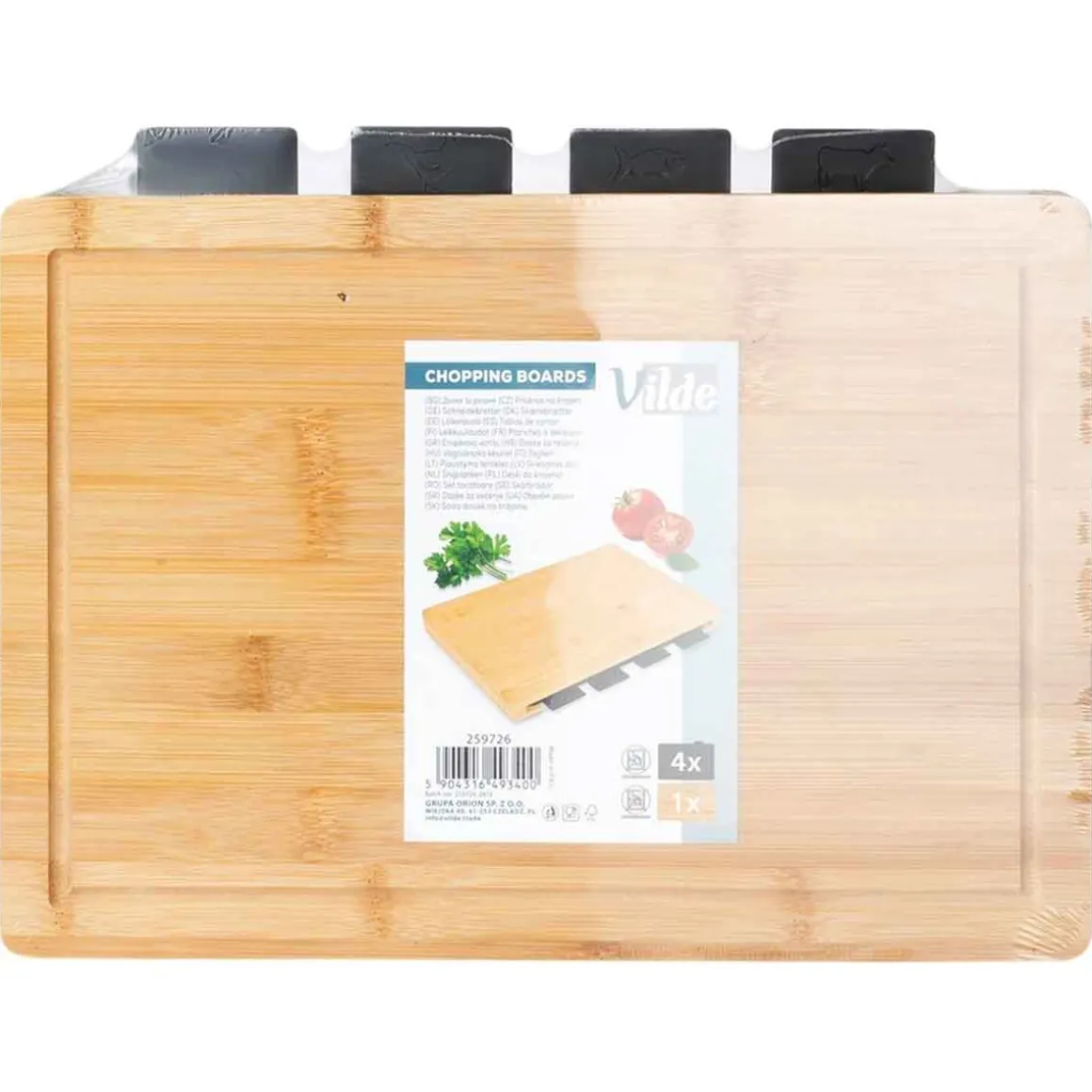 ZESTAW 5 DESEK KUCHENNYCH W STOJAKU 259726