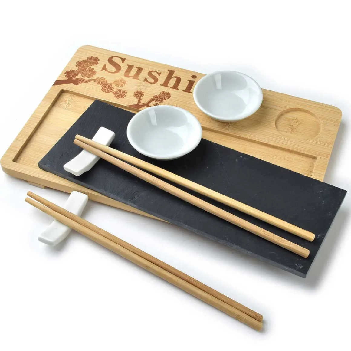 ZESTAW DO SERWOWANIA SUSHI DLA 2 OSÓB HTXD9937