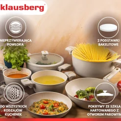 ZESTAW 12 ELEM. GARNKÓW MARMURKOWYCH KLAUSBERG KB-7969