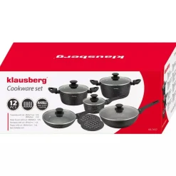 ZESTAW 12 ELEM. GARNKÓW MARMURKOWYCH KLAUSBERG KB-7657