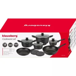 ZESTAW 12 ELEM. GARNKÓW MARMURKOWYCH KLAUSBERG KB-7659