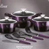 ZESTAW GARNKÓW 10 elem. BERLINGER HAUS BH-7141 PURPLE