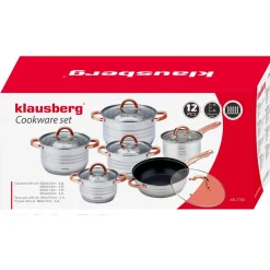 ZESTAW GARNKÓW 12 ELEMENTÓW KLAUSBERG KB-7700