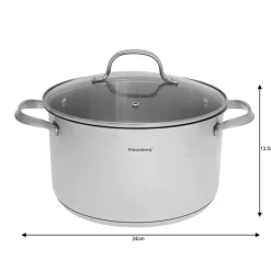 ZESTAW GARNKÓW 9 ELEM.KLAUSBERG KB-7215 STAL 18/10