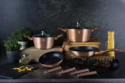 ZESTAW GARNKÓW GRANITOWYCH BERLINGER HAUS BH-6142 ROSE GOLD