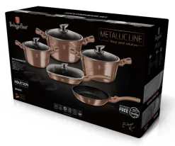 ZESTAW GARNKÓW GRANITOWYCH BERLINGER HAUS ROSE GOLD BH-6191