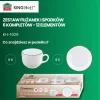 ZESTAW KAWOWY 6 FILIŻANEK ZE SPODECZKAMI KINGHOFF OPAL KH-1929