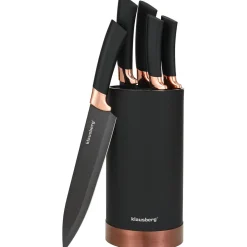 ZESTAW 5 KUCHENNYCH NOŻY W BLOKU KLAUSBERG KB-7614