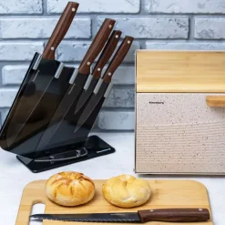ZESTAW 5 KUCHENNYCH NOŻY W STOJAKU KLAUSBERG KB-7616