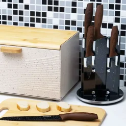 ZESTAW 5 KUCHENNYCH NOŻY W STOJAKU KLAUSBERG KB-7615