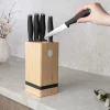 ZESTAW NOŻY BERLINGER HAUS BH-2971 MATTE BLACK W BLOKU BAMBUSOWYM
