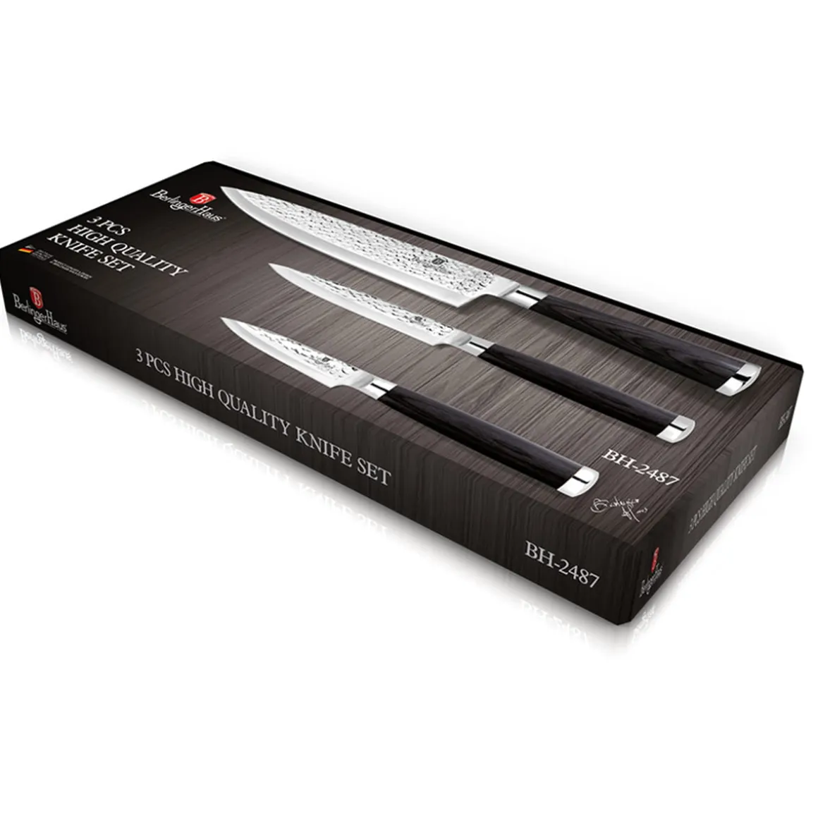 ZESTAW 3 NOŻY BERLINGER HAUS BH-2487 PRIMAL GLOSS