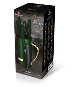 ZESTAW NOŻY BERLINGER HAUS BH-2580 W STOJAKU