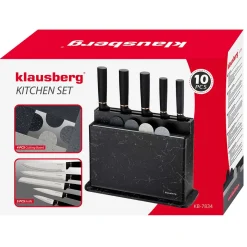 ZESTAW NOŻY I DESEK KUCHENNYCH W STOJAKU KLAUSBERG KB-7834