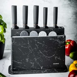 ZESTAW NOŻY I DESEK KUCHENNYCH W STOJAKU KLAUSBERG KB-7834
