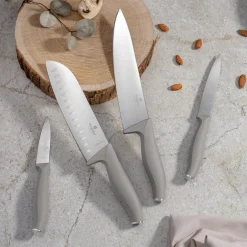 ZESTAW 4 NOŻY KUCHENNYCH BERLINGER HAUS BH-2960 TAUPE