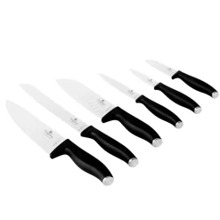 ZESTAW 6 NOŻY KUCHENNYCH BERLINGER HAUS BH-2950 MATTE BLACK