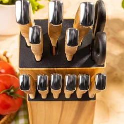 ZESTAW NOŻY KUCHENNYCH I DO STEKÓW W BLOKU KLAUSBERG KB-9038