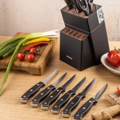 ZESTAW NOŻY KUCHENNYCH I DO STEKÓW W BLOKU KLAUSBERG KB-7985