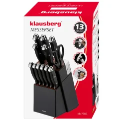 ZESTAW NOŻY KUCHENNYCH I DO STEKÓW W BLOKU KLAUSBERG KB-7985