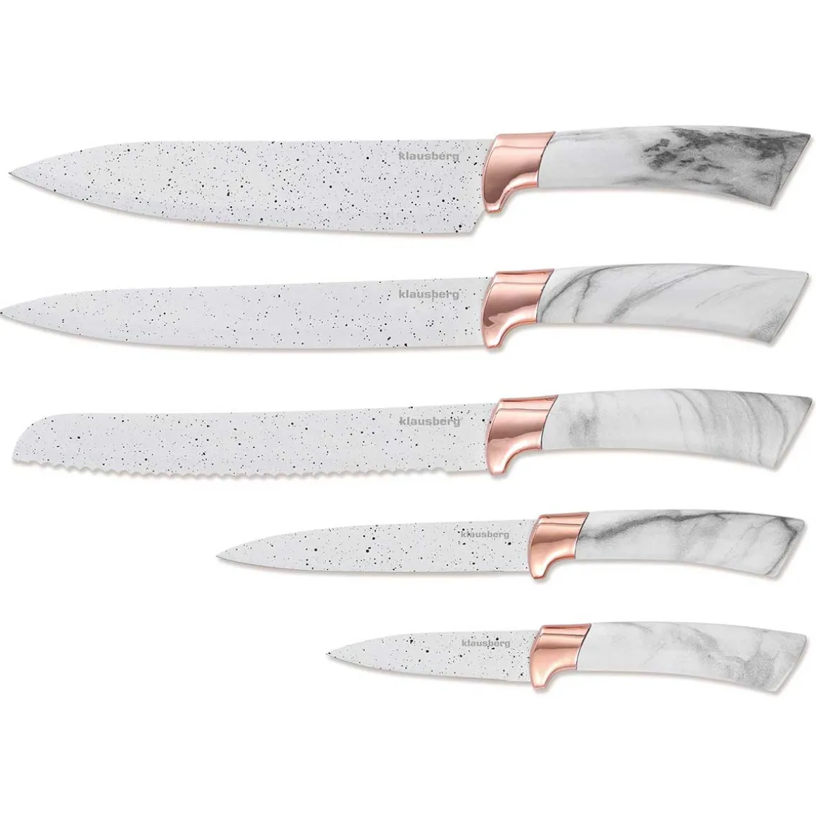 ZESTAW 5 NOŻY KUCHENNYCH W BLOKU KLAUSBERG KB-7769