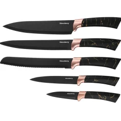 ZESTAW 5 NOŻY KUCHENNYCH W BLOKU KLAUSBERG KB-7768