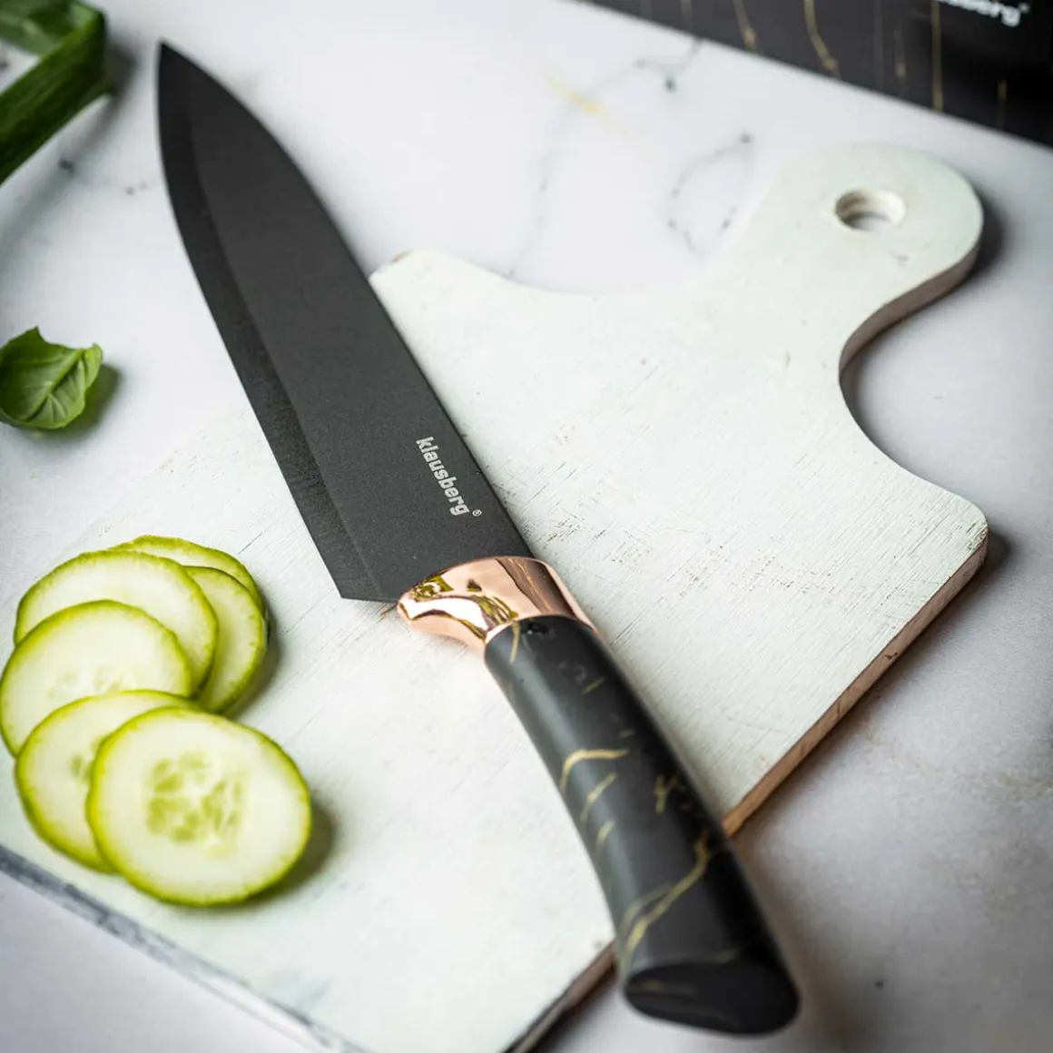 ZESTAW 5 NOŻY KUCHENNYCH W BLOKU KLAUSBERG KB-7768