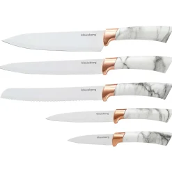 ZESTAW 5 NOŻY KUCHENNYCH W STOJAKU KLAUSBERG KB-7800