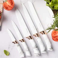 ZESTAW 5 NOŻY KUCHENNYCH W STOJAKU KLAUSBERG KB-7800