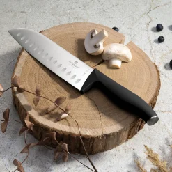 ZESTAW 5 NOŻY KUCHENNYCH Z LISTWĄ BERLINGER HAUS BH-2943 MATTE BLACK