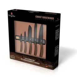 ZESTAW 5 NOŻY KUCHENNYCH Z LISTWĄ BERLINGER HAUS BH-2540