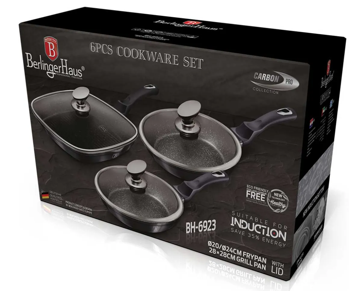 ZESTAW PATELNI BERLINGER HAUS BH-6923 CARBON PRO