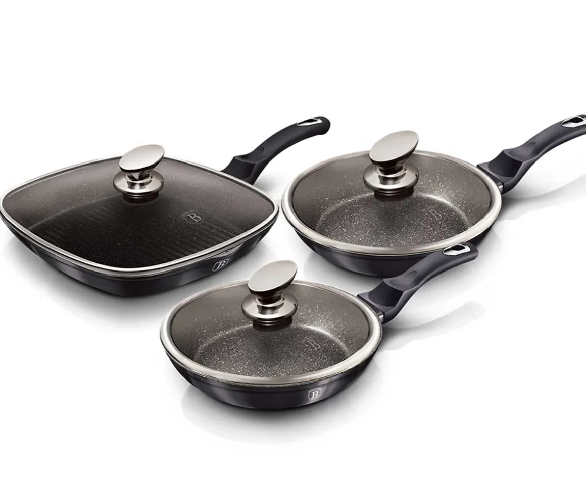 ZESTAW PATELNI BERLINGER HAUS BH-6923 CARBON PRO