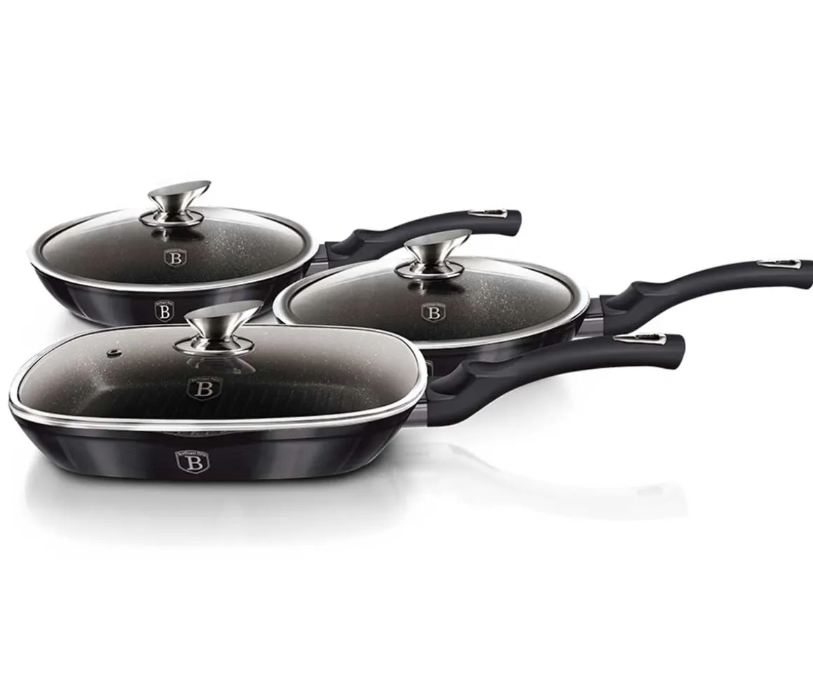 ZESTAW PATELNI BERLINGER HAUS BH-6923 CARBON PRO
