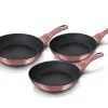 ZESTAW 3 PATELNI BERLINGER HAUS BH-6170 I-ROSE