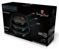 ZESTAW 3 PATELNI GRANITOWYCH BERLINGERHAUS BH-6177
