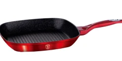 ZESTAW 3 PATELNI GRANITOWYCH BERLINGERHAUS BURGUNDY METALLIC LINE BH-1289